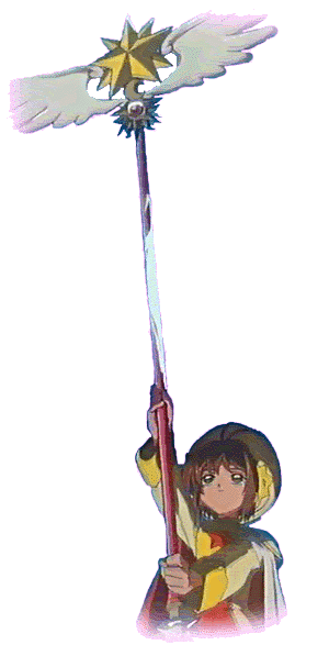 Le sceptre suprême de Sakura, lors de l'avant dernier épisode....